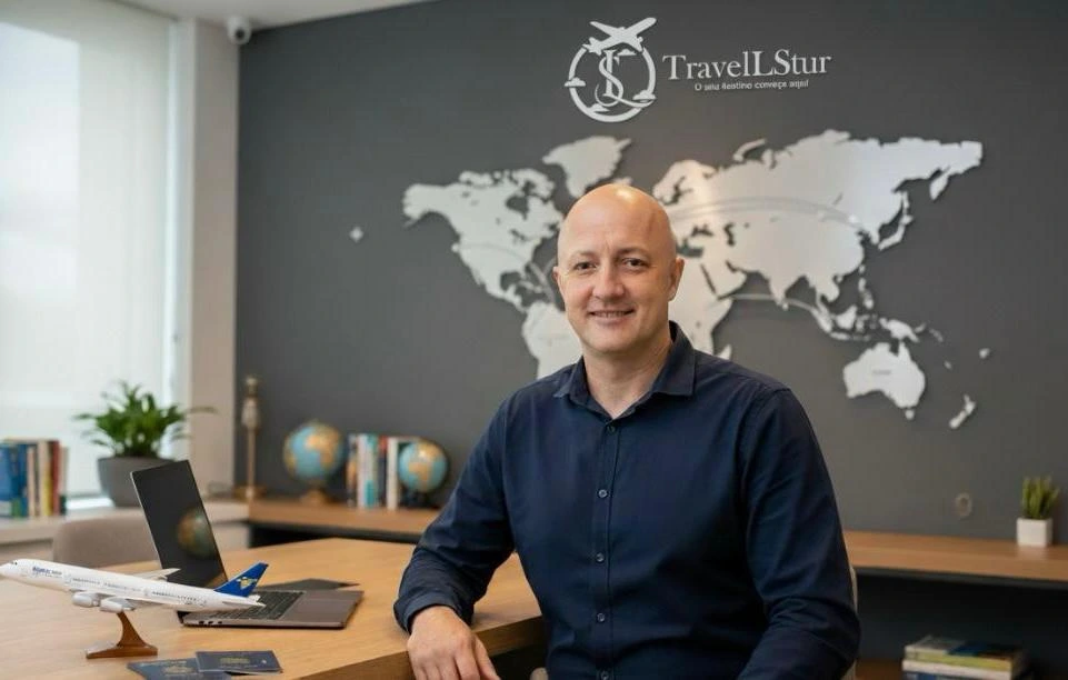 Leandro da TRavelLSTur viajando pelo mundo